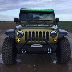 Aexploer amber turn-signal LED detail demonstrating clear signaling benefit