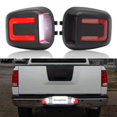 Aexploer front view license plate lights showing sleek fit and improved styling