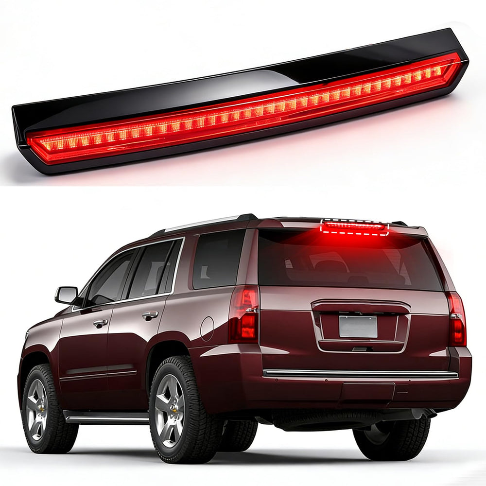 AFEISOL front view of third brake light showing fit and clean finish for easy replacement