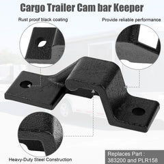 AFZZ side profile mounted on trailer showing reliable door hold benefit