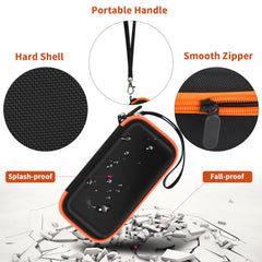 Againmore zippered mesh pocket holding hoses and adapters for quick access