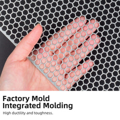 AggAuto trimmed mesh shaped to fit demonstrating easy customization