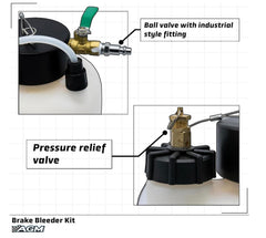 AGM gauge close-up displaying readable pressure for precise adjustments