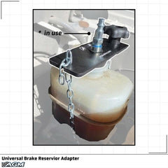 AGM-Products.com cap mounted on master cylinder demonstrating stable attachment benefit