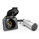 Agrieyes TM8001 front view showing plug shape and durable housing benefit: clear connection