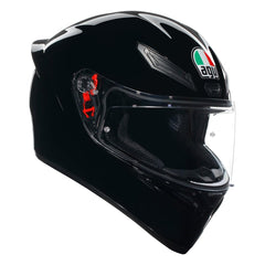 AGV K1 S Street front view showing aerodynamic shell and clear visor benefit visibility