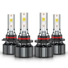 AHXLRLS front packaging showing the 4PCS 6500K bulbs and compatibility