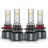 AHXLRLS front packaging for Civic LED bulbs showing kit benefits