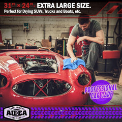 AIDEA edge stitching detail showing soft trim that protects paint