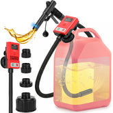 AIDERAR pump front view showing compact design and fast transfer benefit