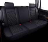 Aierxuan back seat cover front view showing tailored fit and durable protection