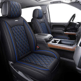 Aierxuan front seat set laid out showing fit and protection benefits
