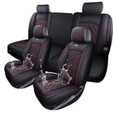 Aierxuan front seat full view showing fitted protection and refreshed interior