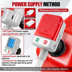 Aikyciu pump refueling a portable generator quickly and cleanly
