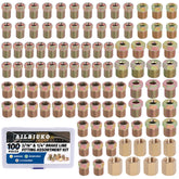 Ailbiuko front of box showing 100-piece kit, quick access and organization