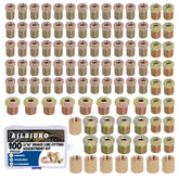 Ailbiuko front packaging showing full 100-piece kit and organized box for fast selection
