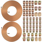 Ailbiuko front packaging showing tubing and 60 fittings for quick identification and convenience