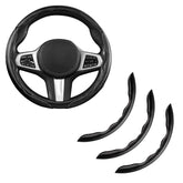 Aimato front view of matte black carbon fiber cover showing sleek finish and stylish look