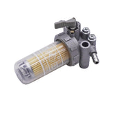 AIPICO front view fuel filter assembly showing fitment and ease of replacement