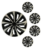 Aiqiying front view of four hubcaps showing complete set and benefit of full coverage
