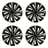 Aiqiying front view of four 15-inch hubcaps showing clean stylish look and protection