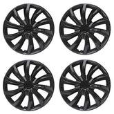 Aiqiying front view set of four hubcaps showing updated wheel appearance
