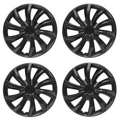 Aiqiying front view set of four hubcaps showing updated wheel appearance