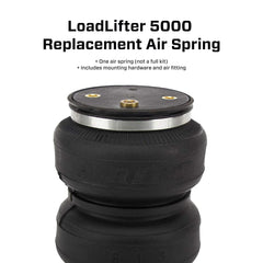 Air Lift 50290 close-up of rubber and synthetic fabric reinforcement highlighting durability