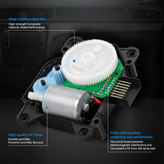 AITKEN detailed shot of gear teeth and motor for reliable temperature control