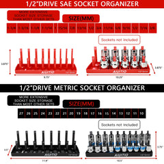AIUITIO trays neatly arranged inside a tool drawer for tidy storage and quick retrieval