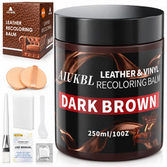 AIUKBL dark brown jar front packaging showing product and color restoration benefit