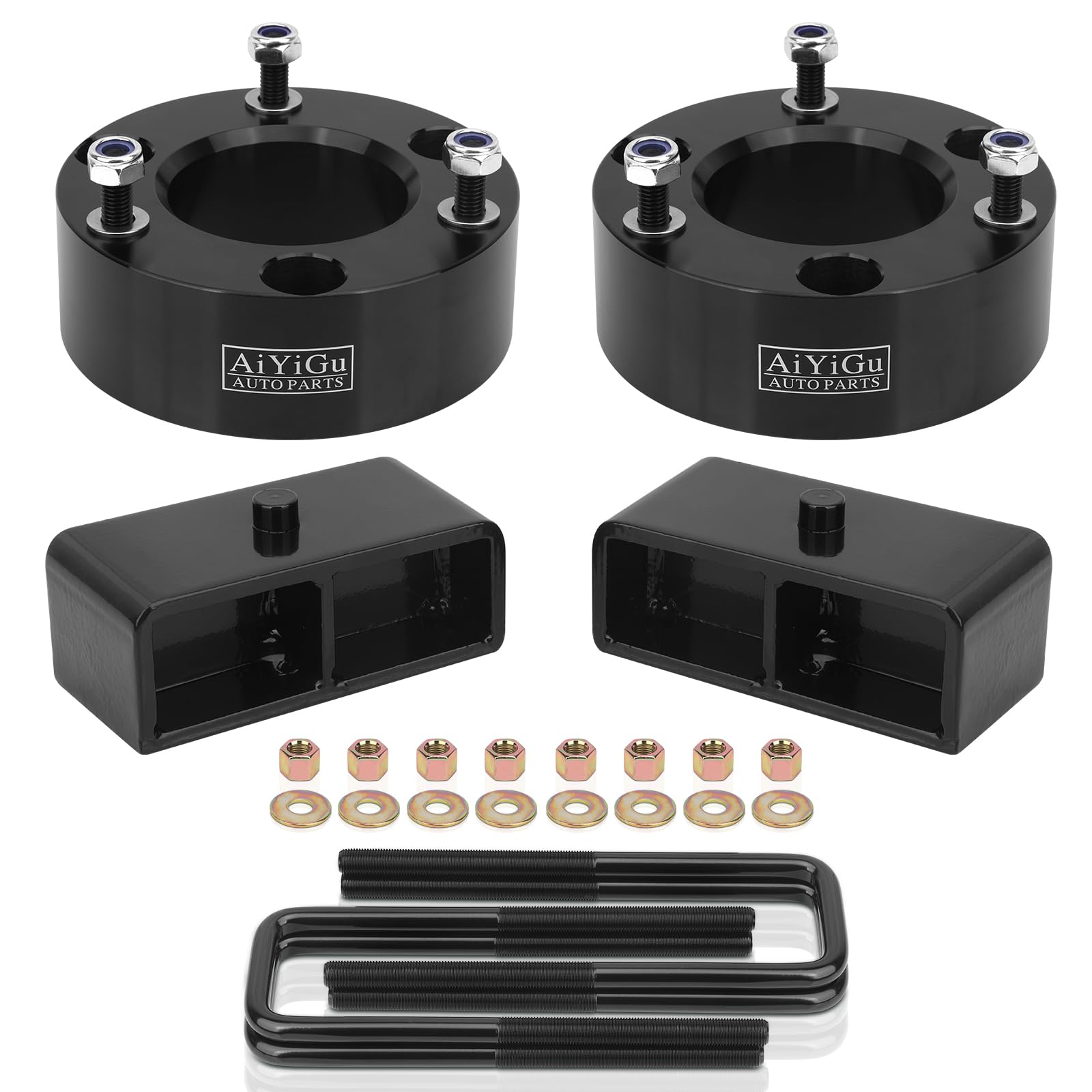 AiYiGu front spacer front view showing fit and improved clearance