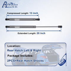 AiYiGu close-up of cylinder and rod showing durable finish and smooth action