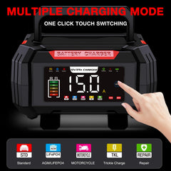 AIYONFEI side vents and cooling fan detail, keeps charger cool during high-current charging