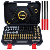 AKM front case showing organized chasers and pitch gauge for quick access
