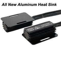 Alady resistor mounted under hood on metal bracket demonstrating safe heat placement