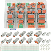 ALFOCI front packaging showing full Deutsch connector kit and contents for easy identification