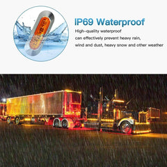 ALFU side marker installed on trailer providing improved visibility at night