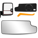 Algrix front view of passenger lower mirror glass showing fit and finish, improves visibility