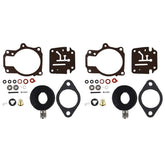 ALL-CARB front packaging showing two carb repair kits and compatibility list, clear fit verification benefit