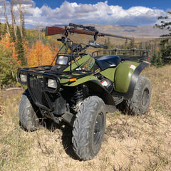 All Rite Products rubber-covered fork close-up protecting finishes while gripping gear