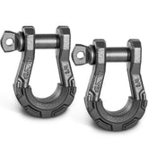 ALL-TOP front view of 3/4 inch D-ring shackle showing sturdy construction and reliable strength