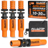 ALL-TOP front view of deflator kit showing four valves and benefits of fast air-down