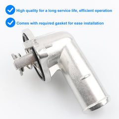 Allmotorparts close-up of gasket surface ensuring tight coolant seal and leak prevention