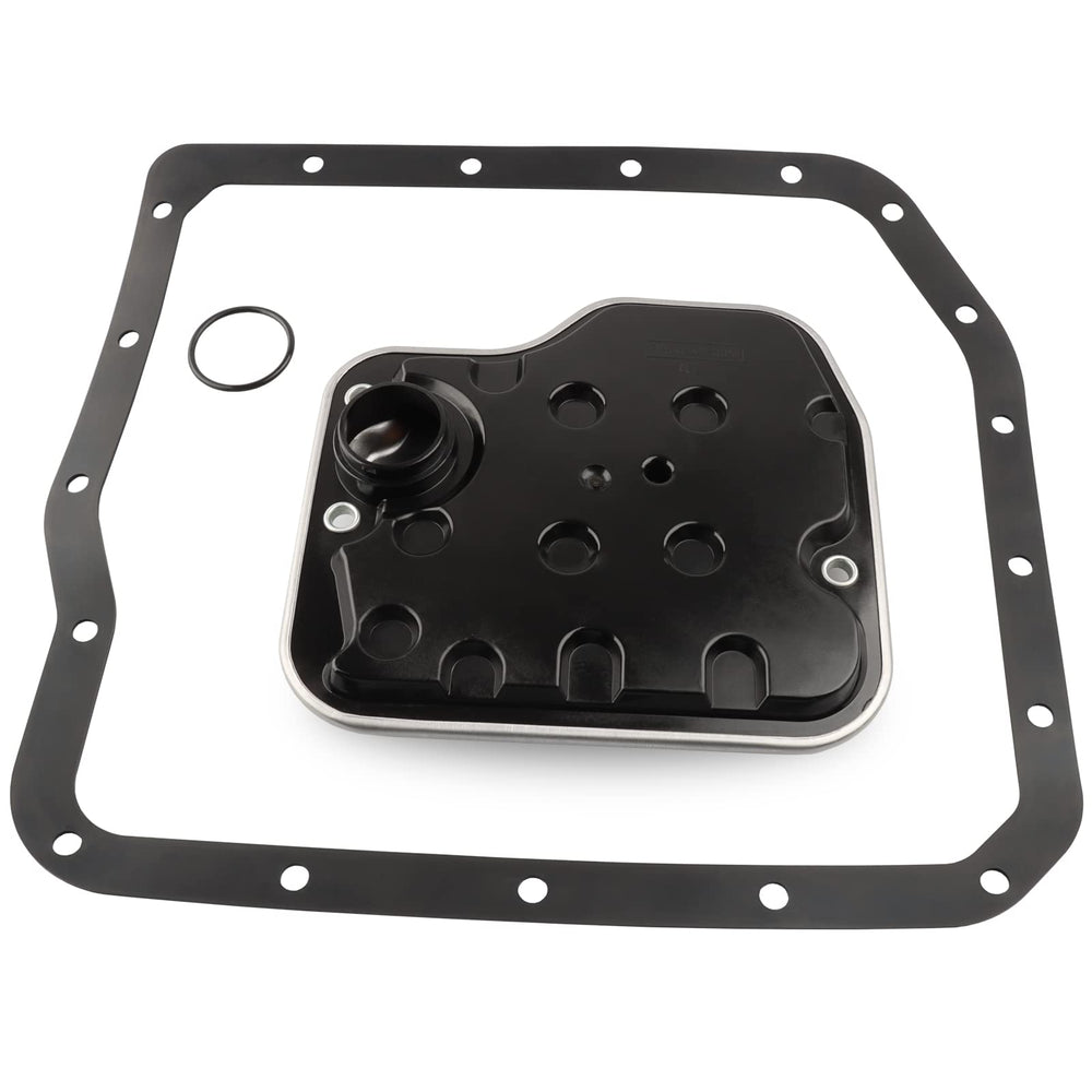 Allmotorparts front view of transmission filter showing shape and fit for easy replacement