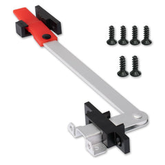 AlloTemlass front view of mounted latch showing secure fit and visibility