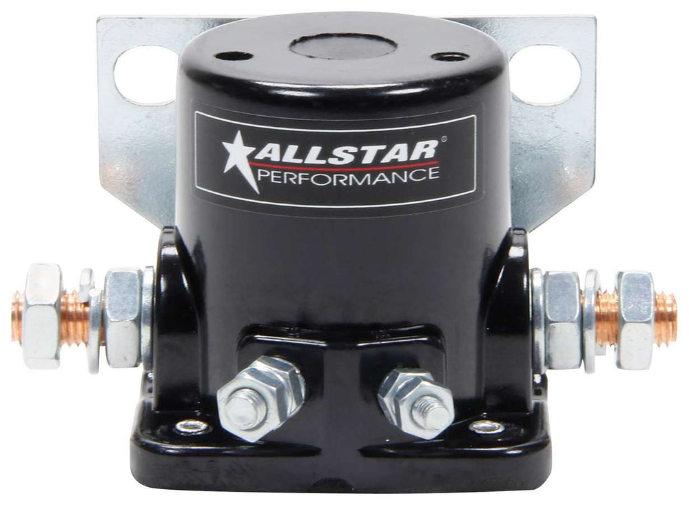 Allstar Performance front-mounted solenoid showing mounting base and clean wiring benefits