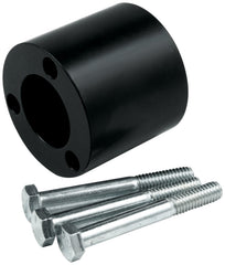 Allstar Performance black extension front view showing mount and improved reach