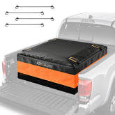 AlltoAuto front view of packed truck bed showing large capacity and protection