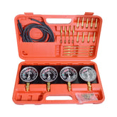 Alltooetools front plate with four gauges, clear readouts for quick balancing